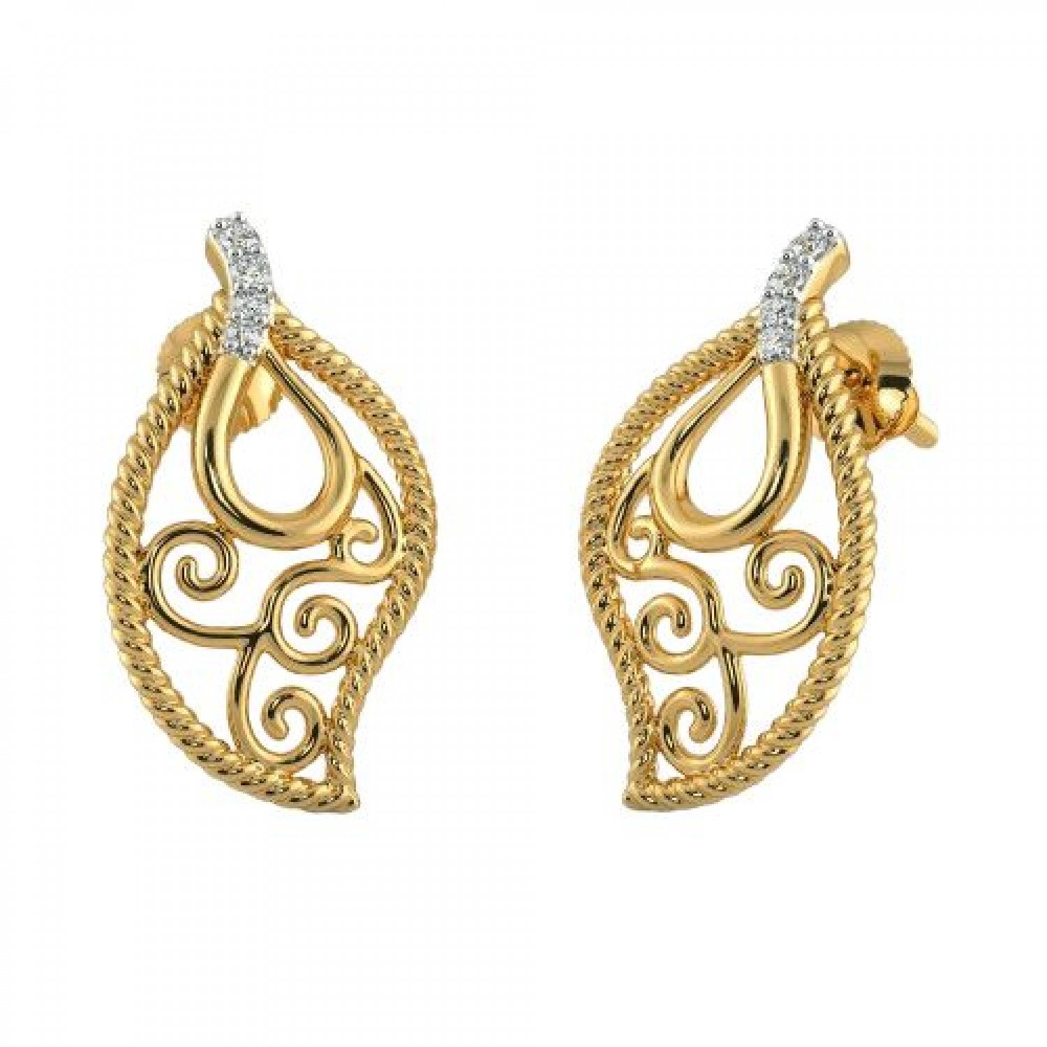 Dynamic Diamond Earrings