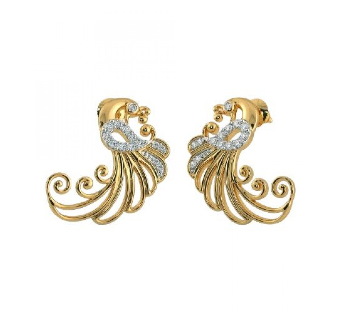 Efflorescent Diamond Earrings