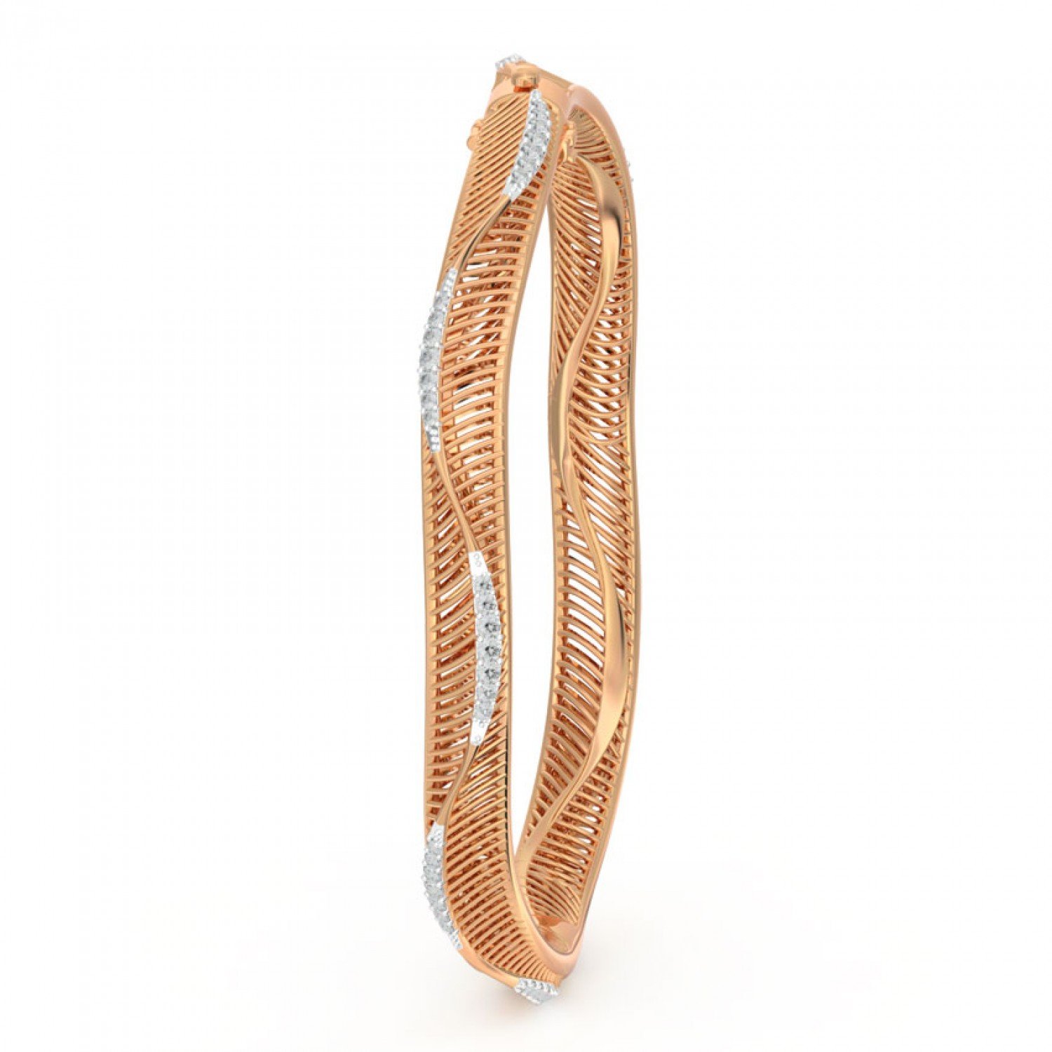 Strand Filigree Diamond Bangles