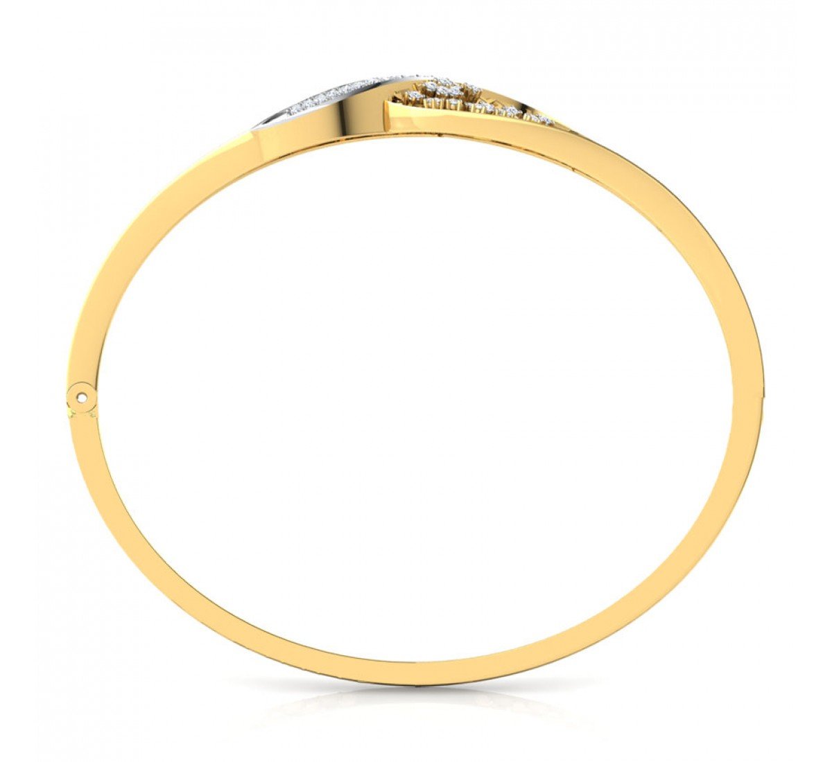 Entwined Lattice Diamond Bangles