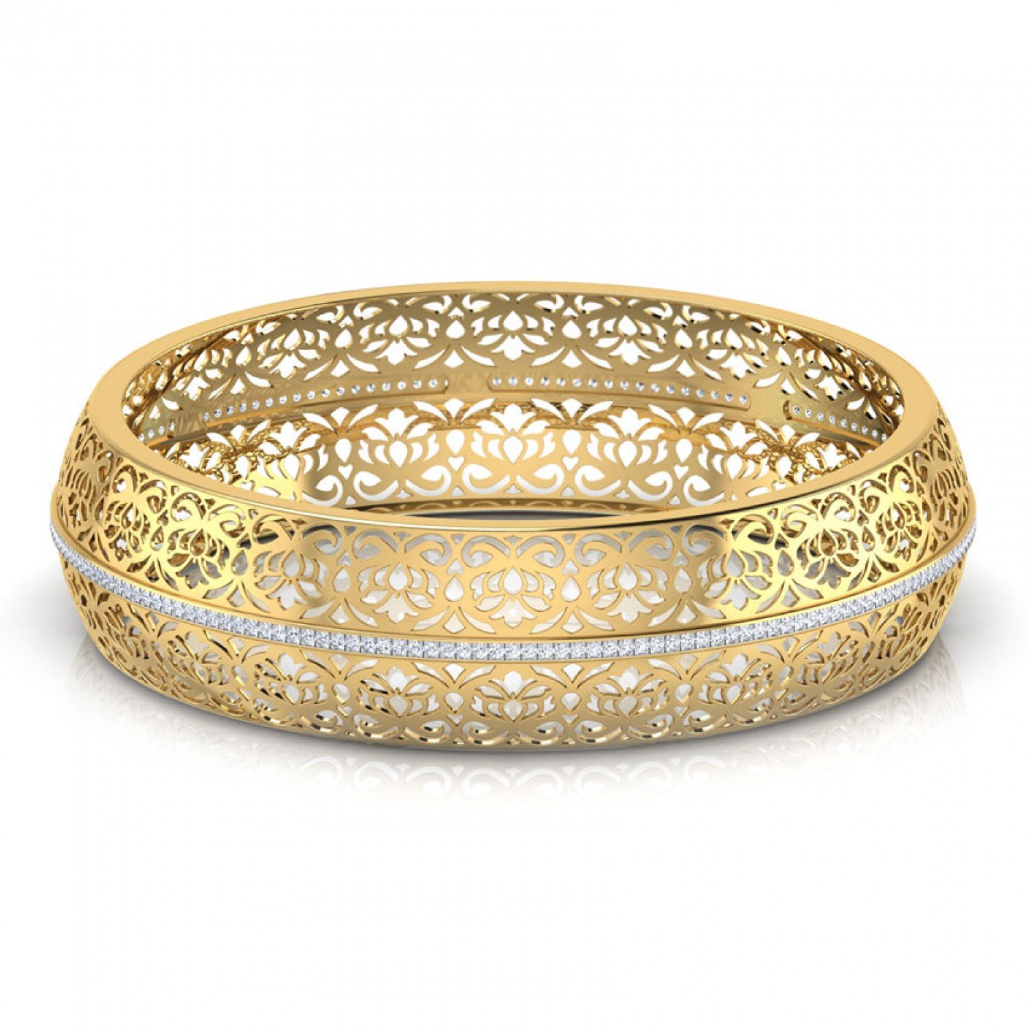 Scintillating Diamond Bangles