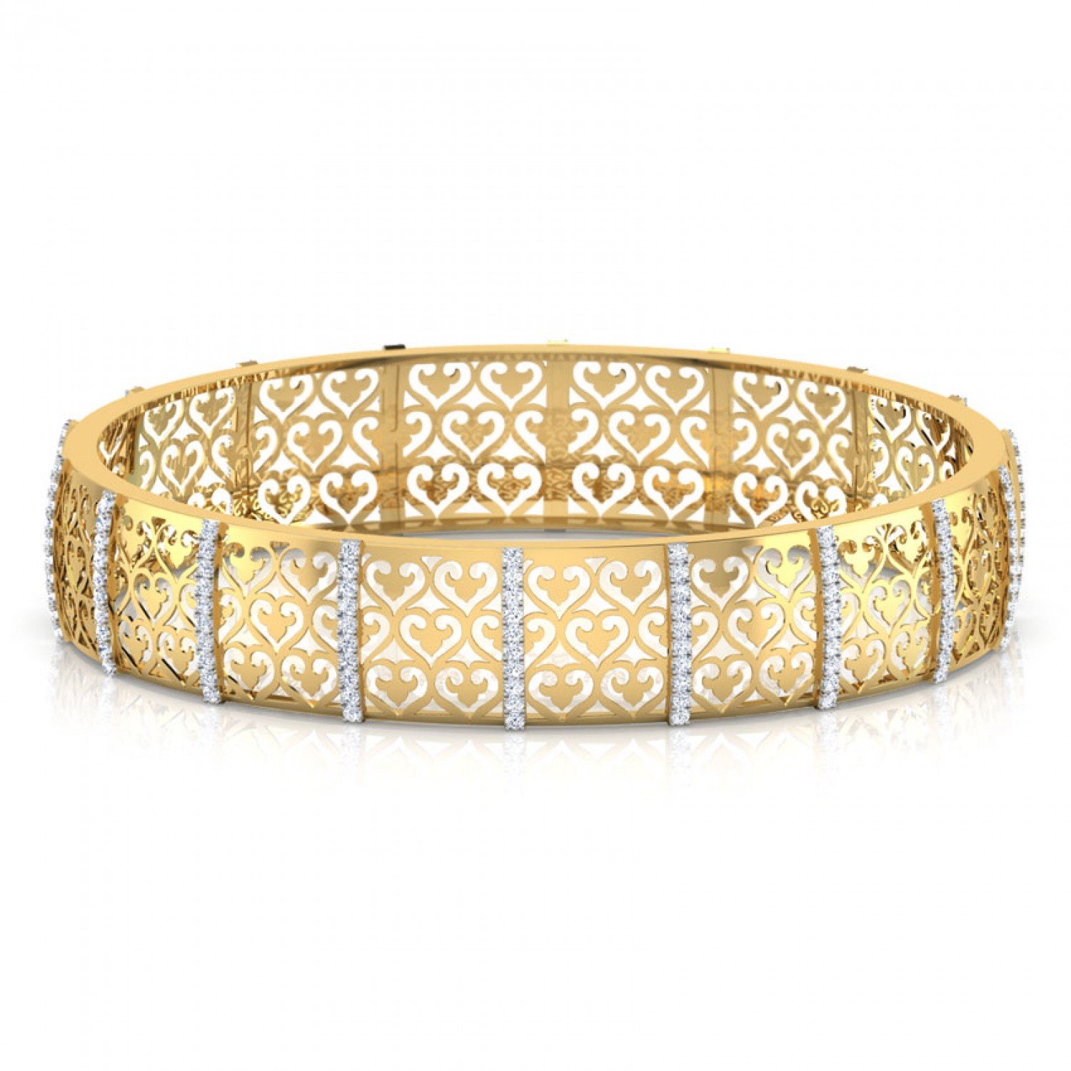 Rhombic Diamond Bangles