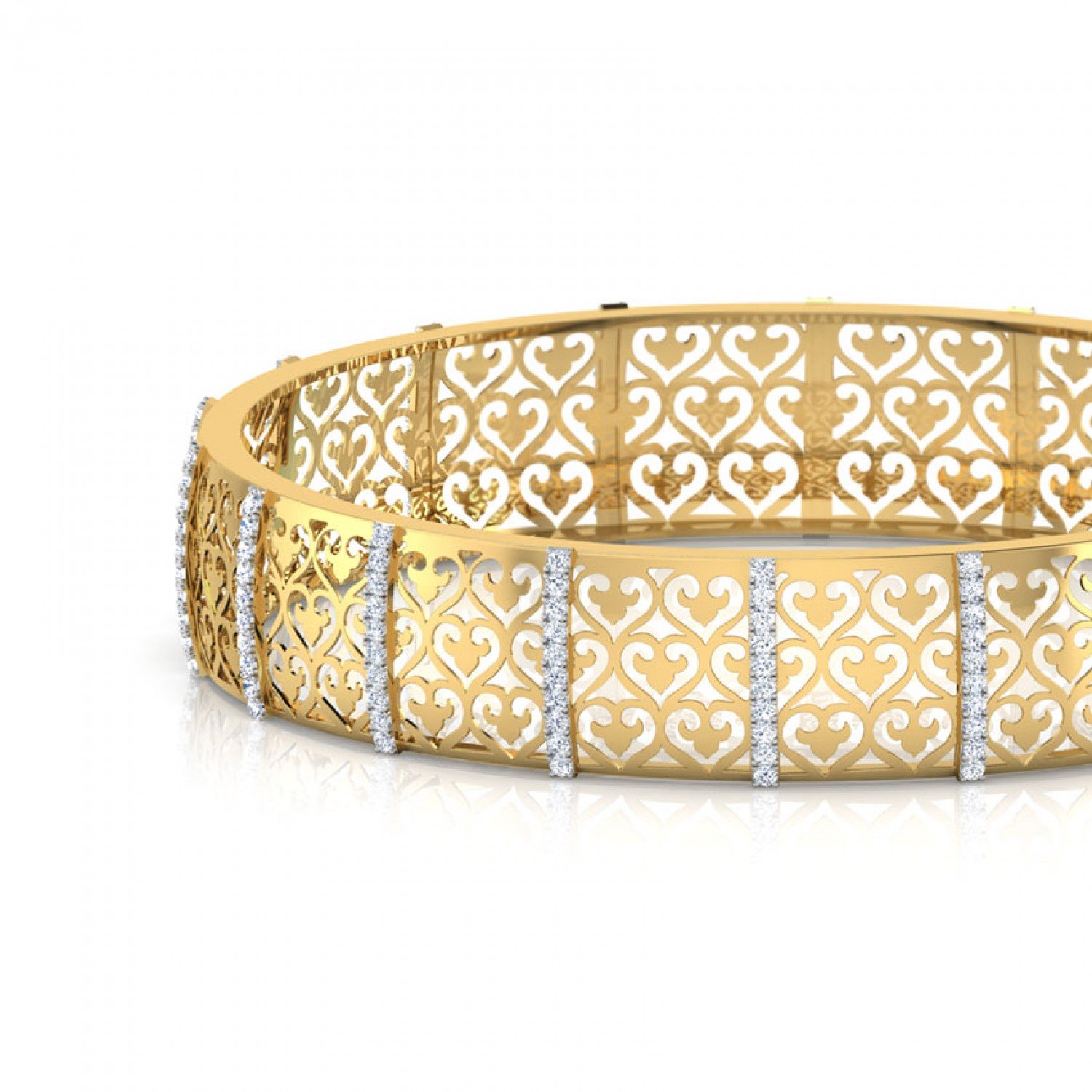 Rhombic Diamond Bangles