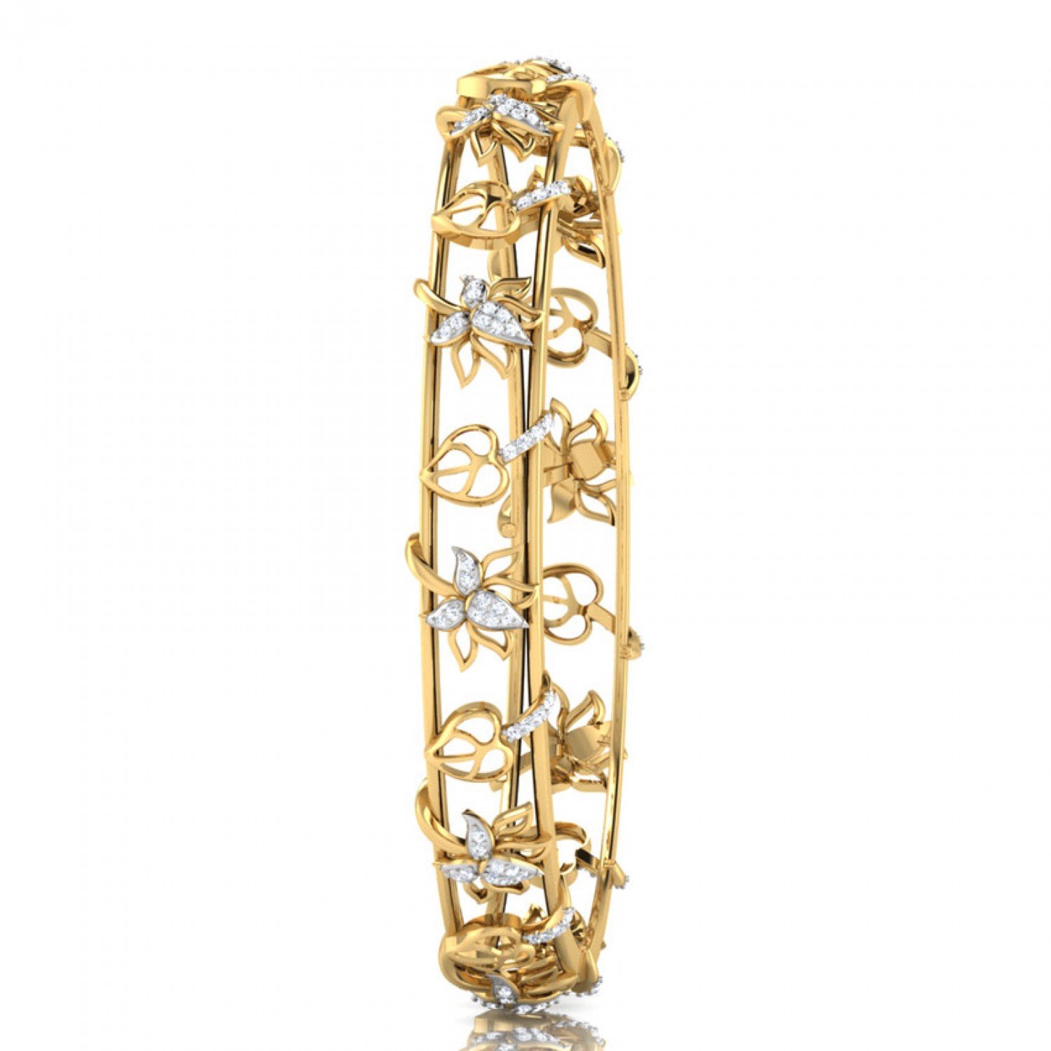 Bootes Carved Diamond Bangles Bootes Carved Diamond Bangles