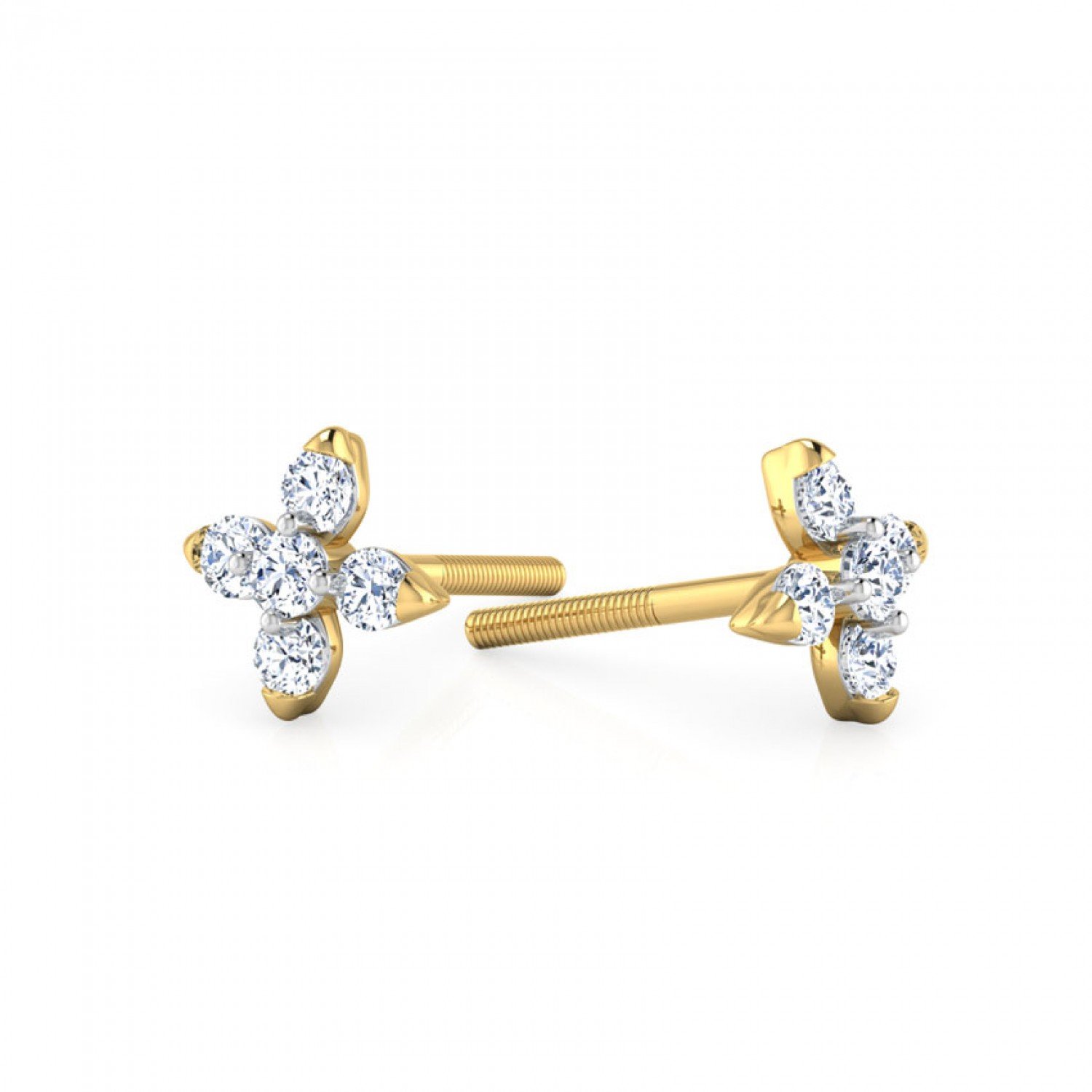 Jaded Diamond Earrings Jaded Diamond Earrings