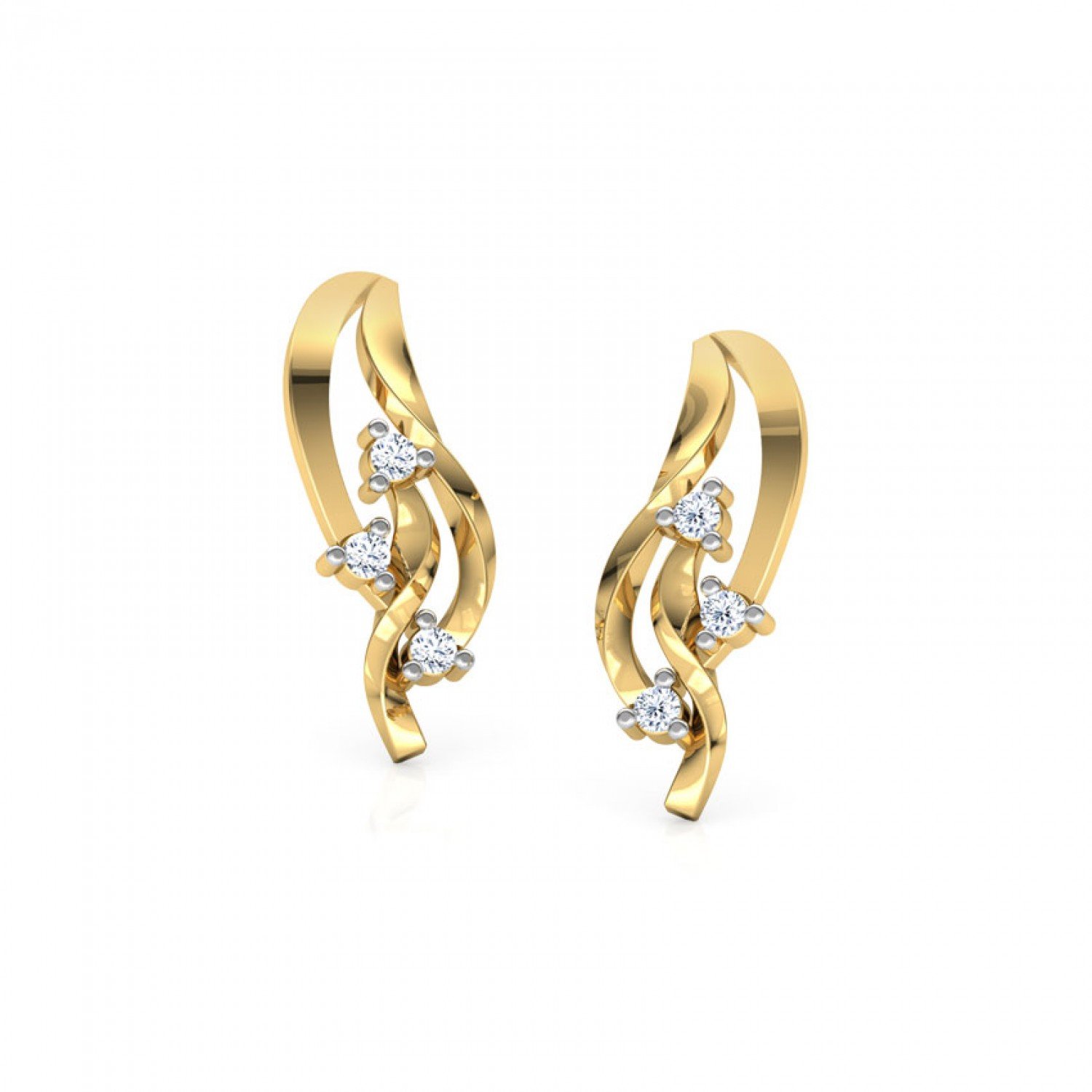 Shosa Yield Diamond Earrings Shosa Yield Diamond Earrings