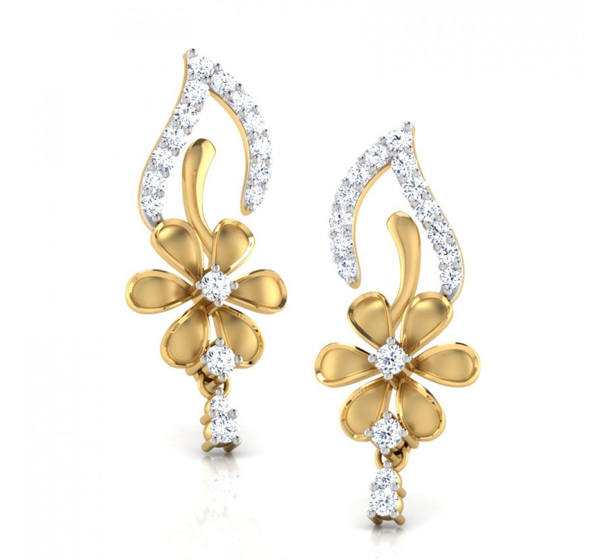 The Keystone Diamond Earrings