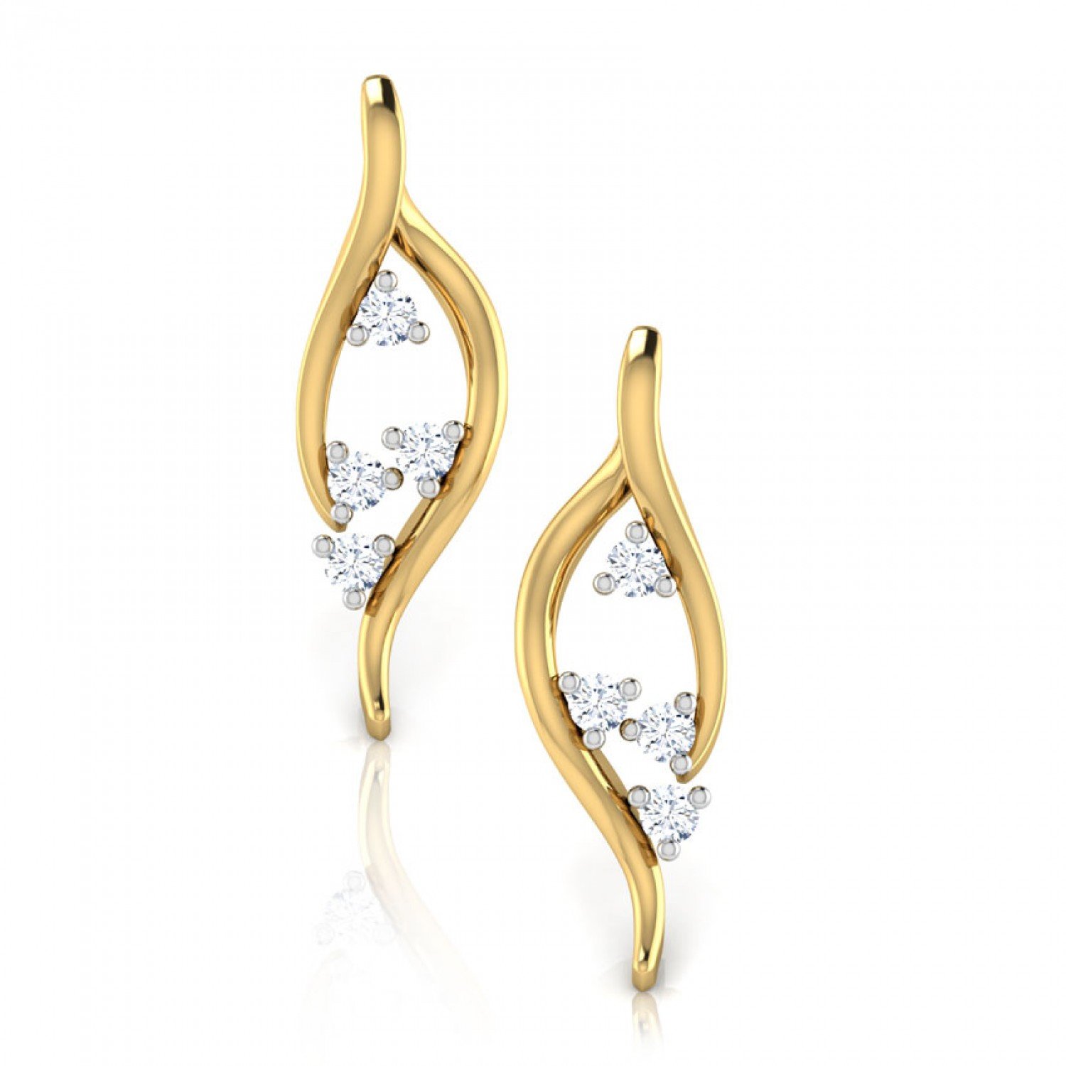 The Jolt Diamond Earrings The Jolt Diamond Earrings