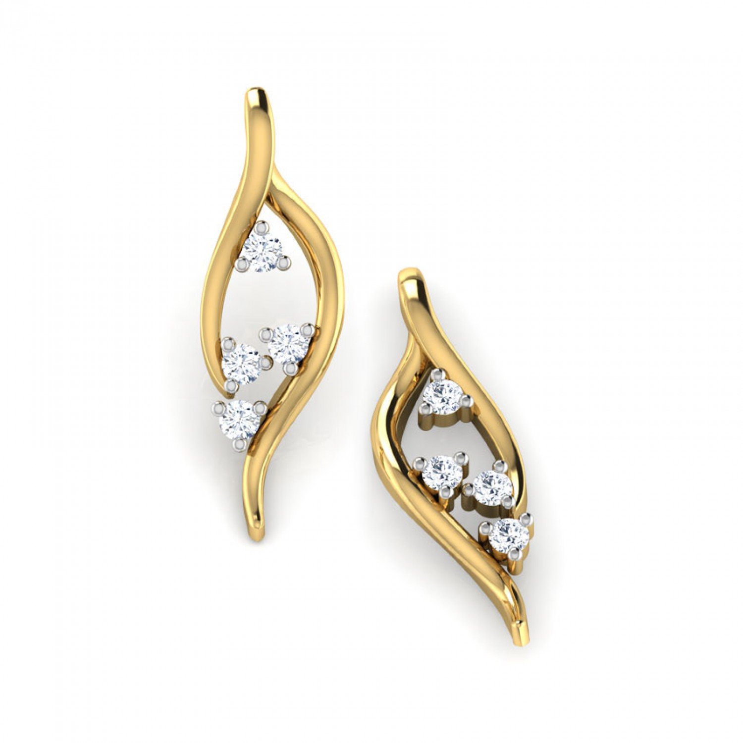 The Jolt Diamond Earrings The Jolt Diamond Earrings