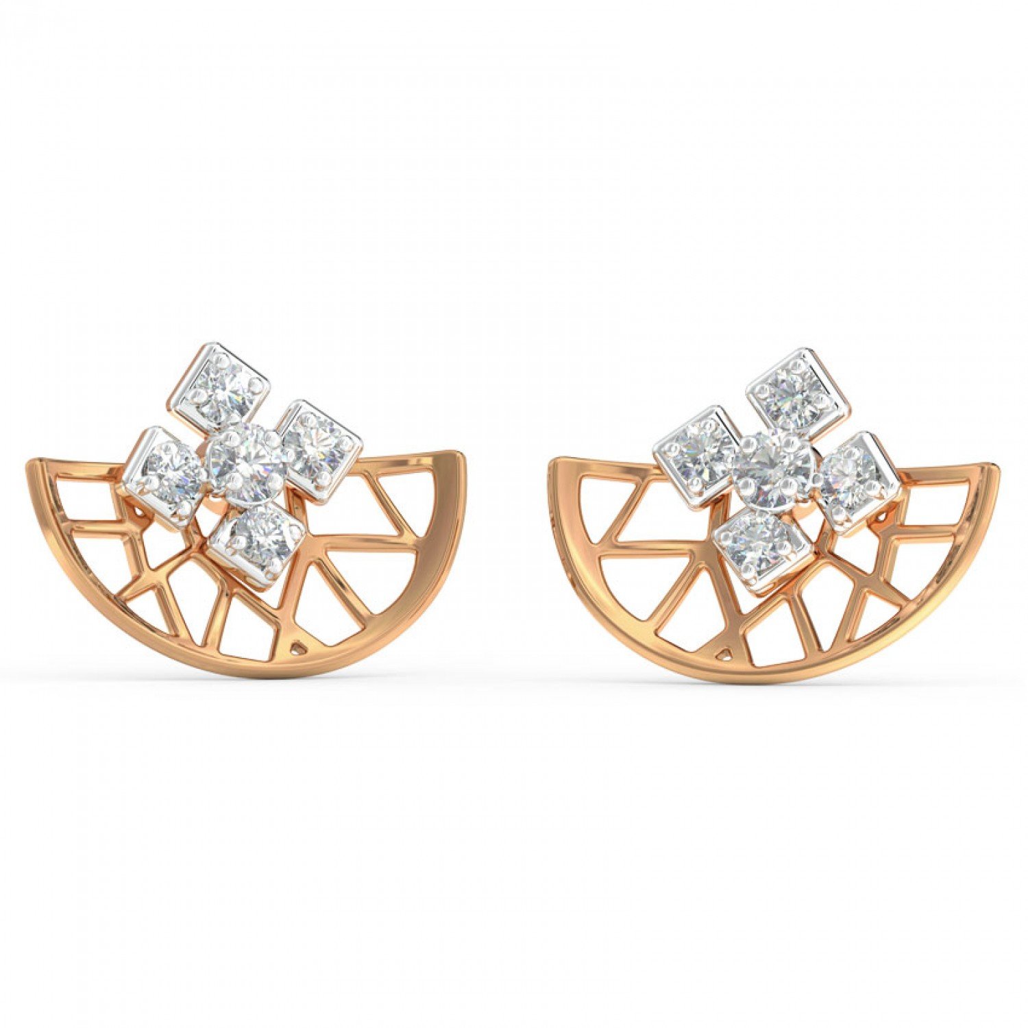 The Silhouette Diamond Earrings The Silhouette Diamond Earrings