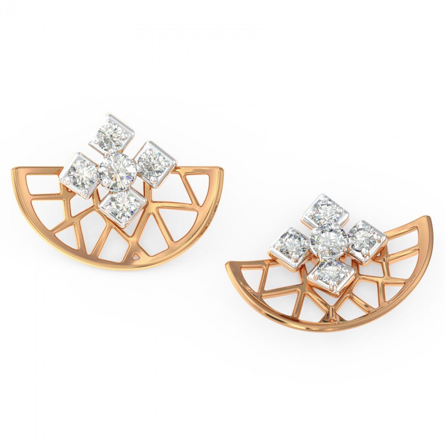 The Silhouette Diamond Earrings The Silhouette Diamond Earrings