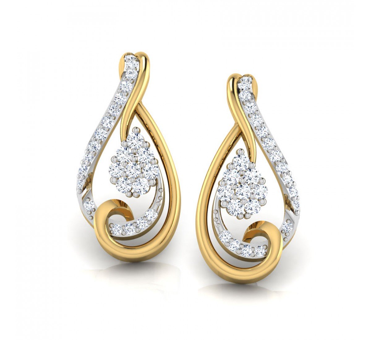 Adamantine Diamond Earrings