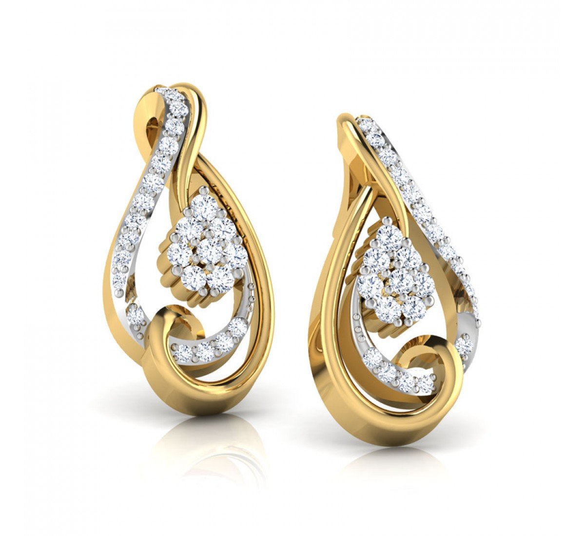 Adamantine Diamond Earrings