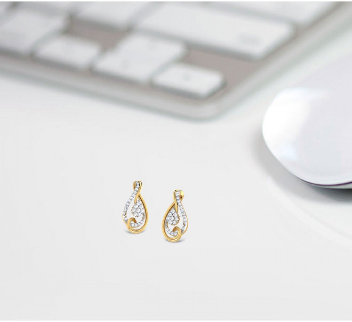 Adamantine Diamond Earrings