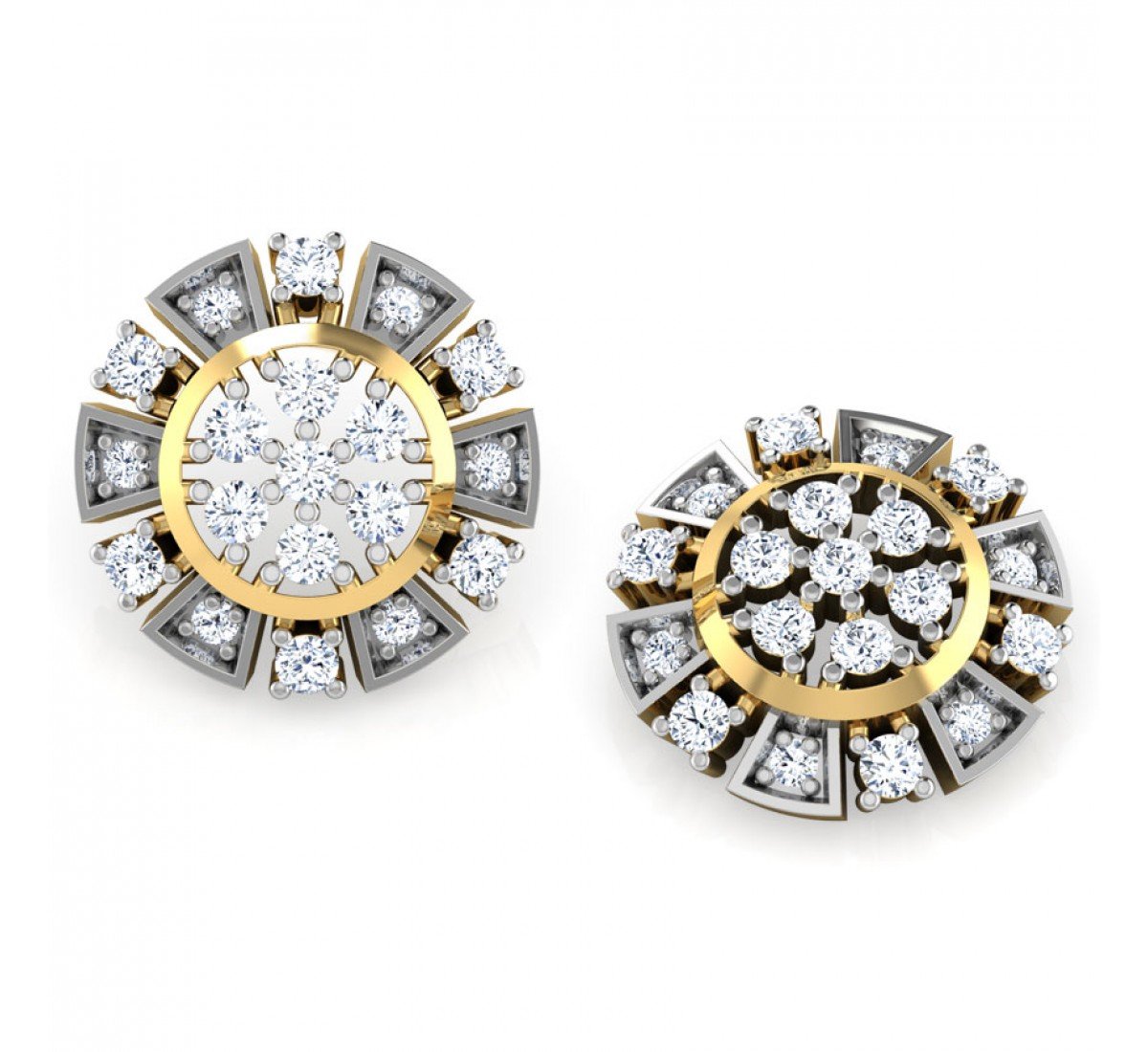 Darry Ginkgo Daimond Earrings