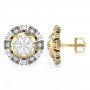 Darry Ginkgo Daimond Earrings