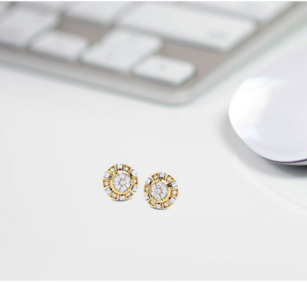 Darry Ginkgo Daimond Earrings