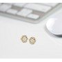 Darry Ginkgo Daimond Earrings