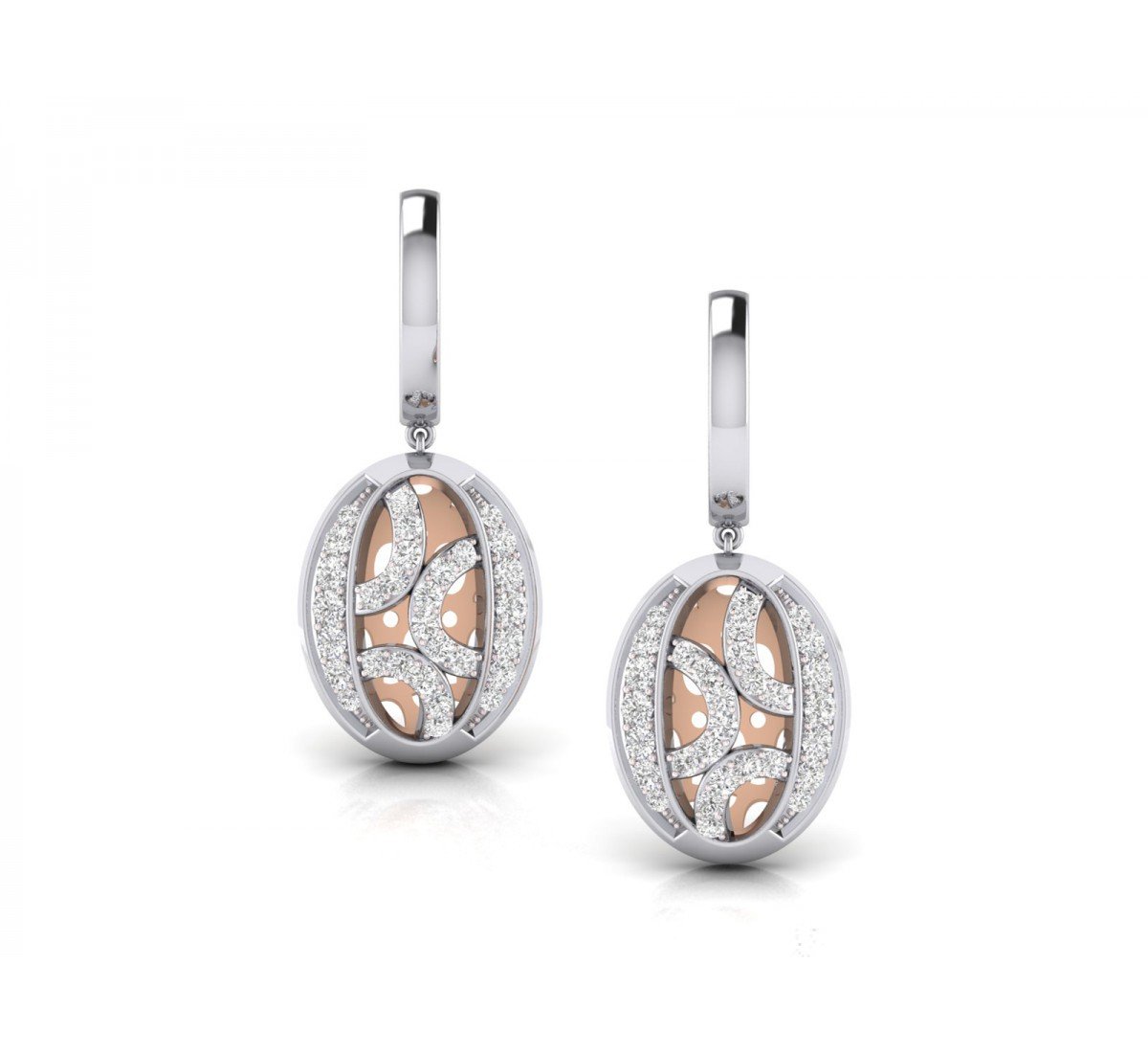Poire Out Diamond Earrings