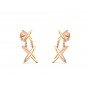 Azure Wingring Gold Earrings