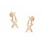 Azure Wingring Gold Earrings