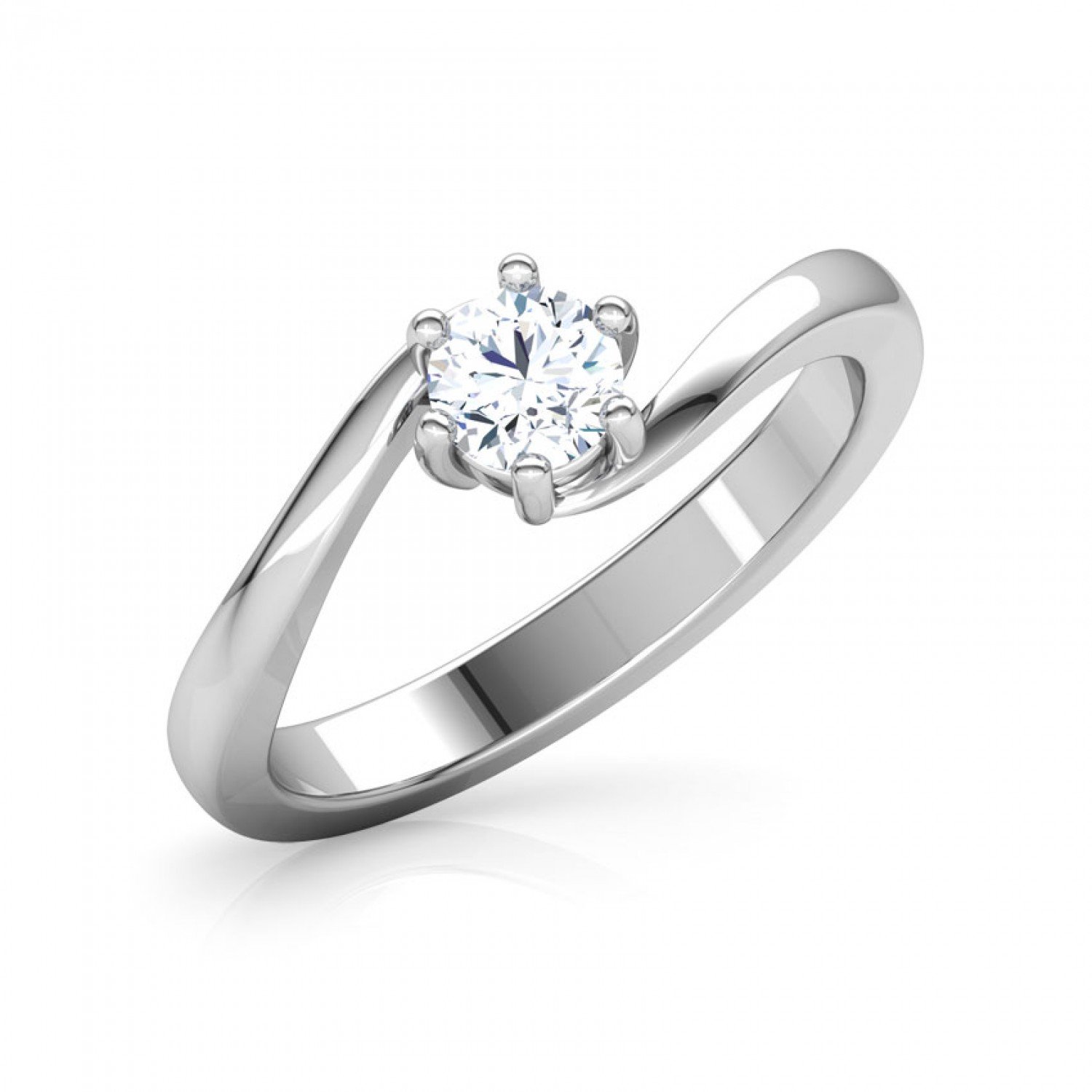 Ample Solitaire Diamond Ring Ample Solitaire Diamond Ring