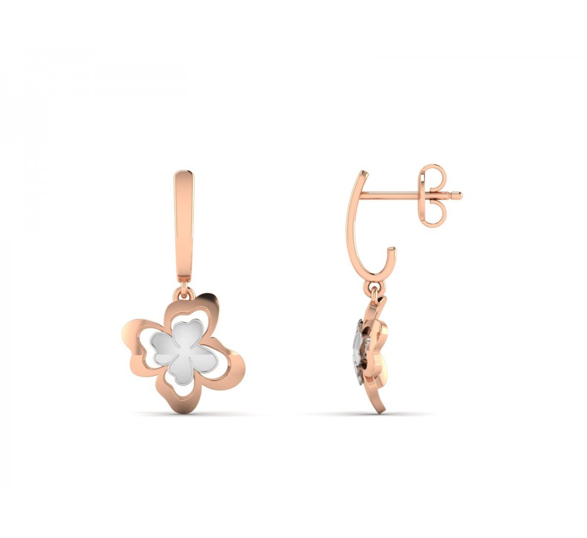 Essenceize Aztec Gold Earrings