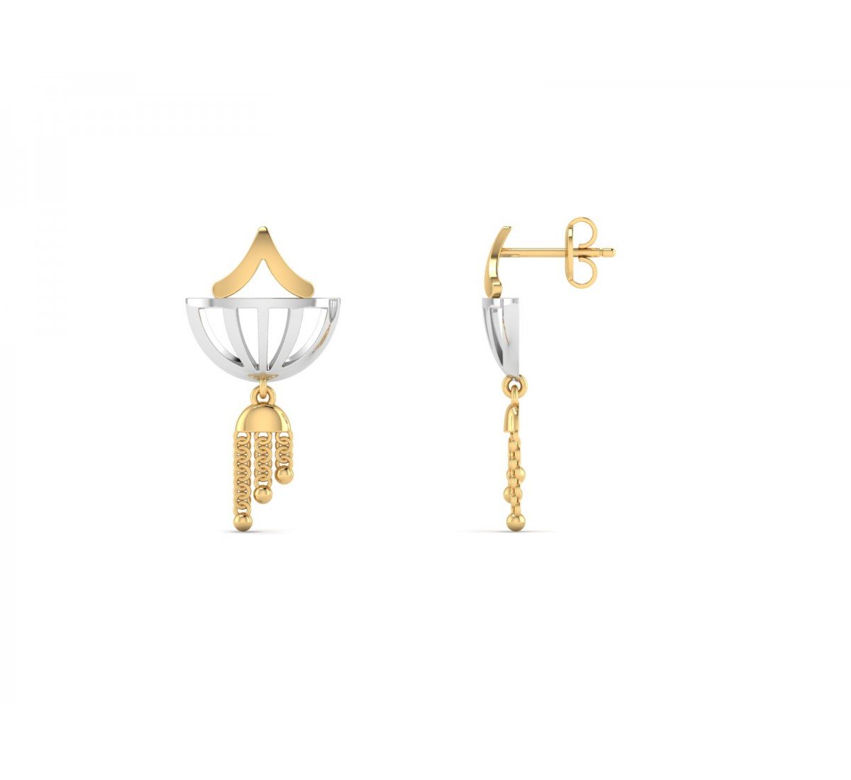 Vibrance Regalia Gold Earrings