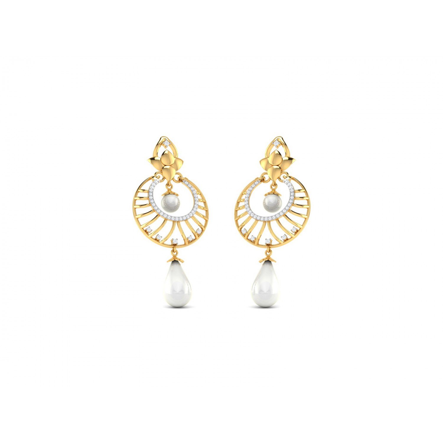 Monifa Grain Diamond Earrings