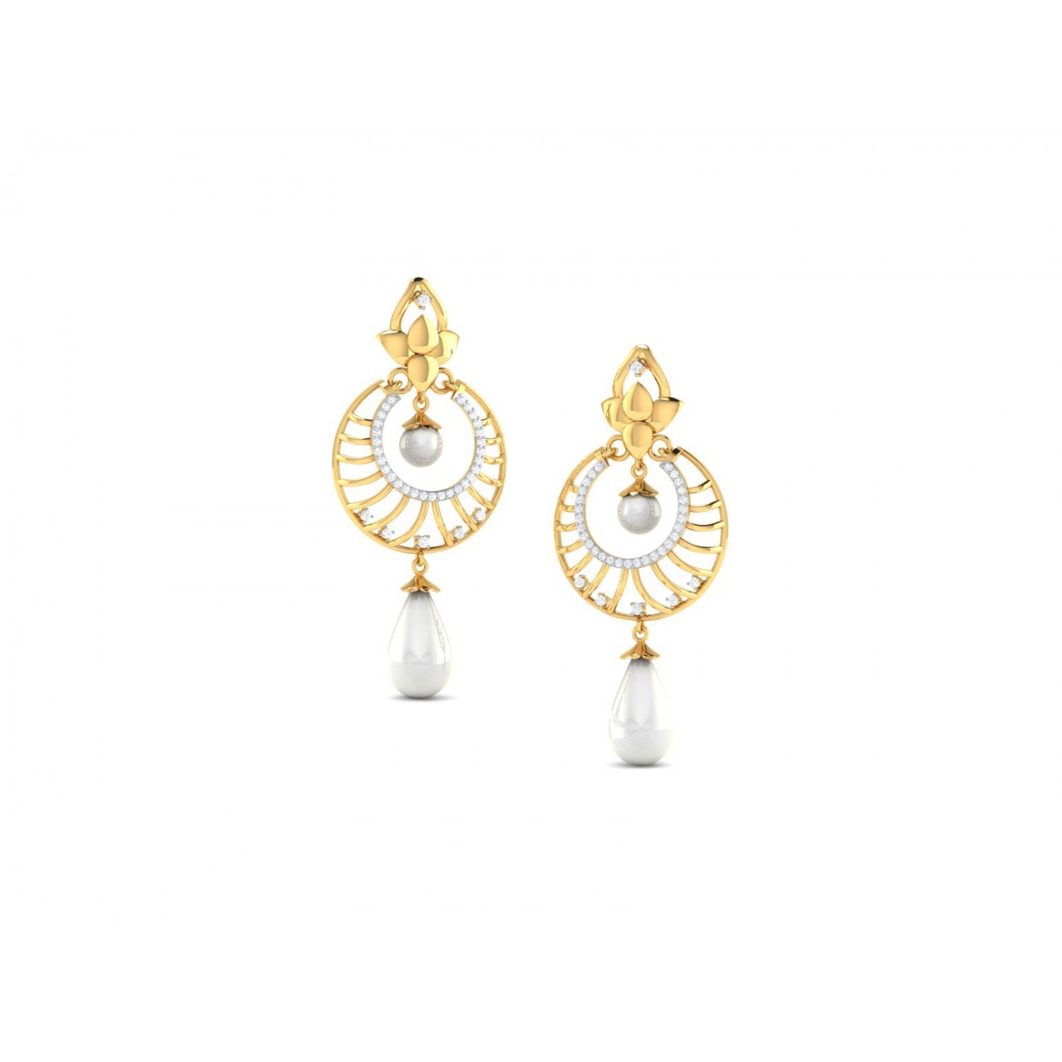 Monifa Grain Diamond Earrings