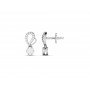 Suave Ornate Diamond Earrings