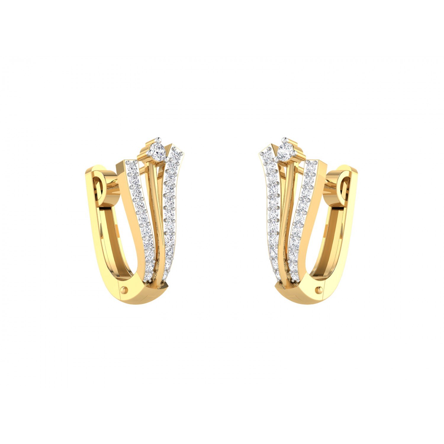 Enigmatize Petals Diamond Earrings