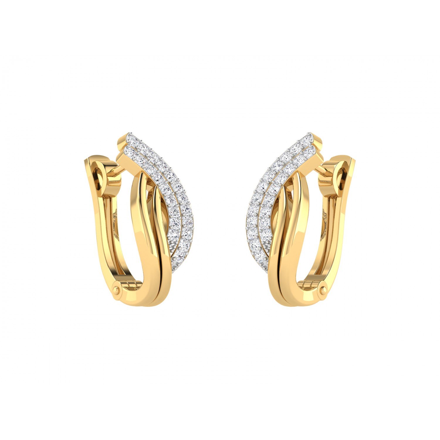 Melanie String Diamond Earrings