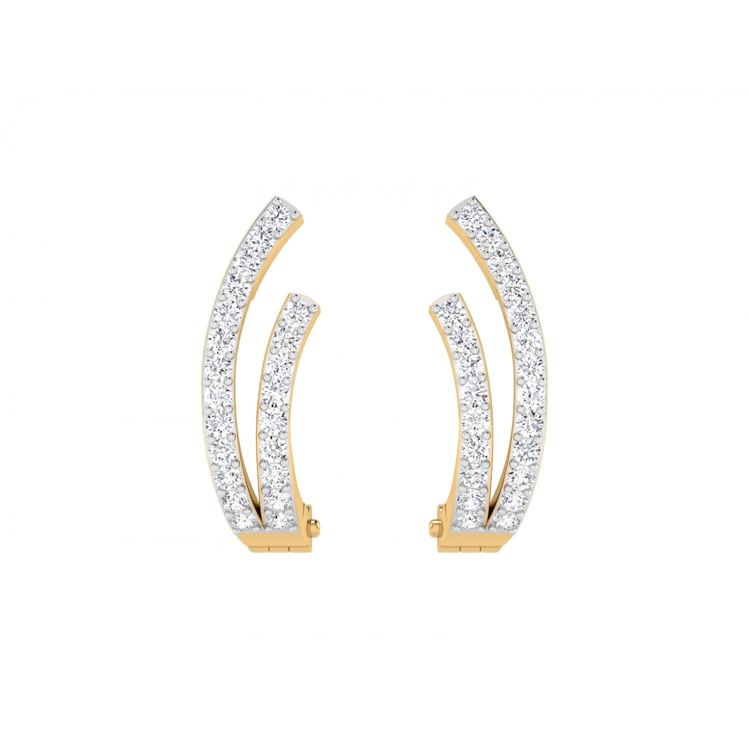 Anysia Enfold Diamond Earrings