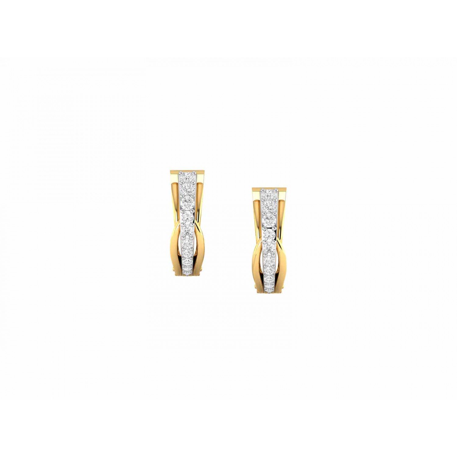 Val Tassel Diamond Earrings