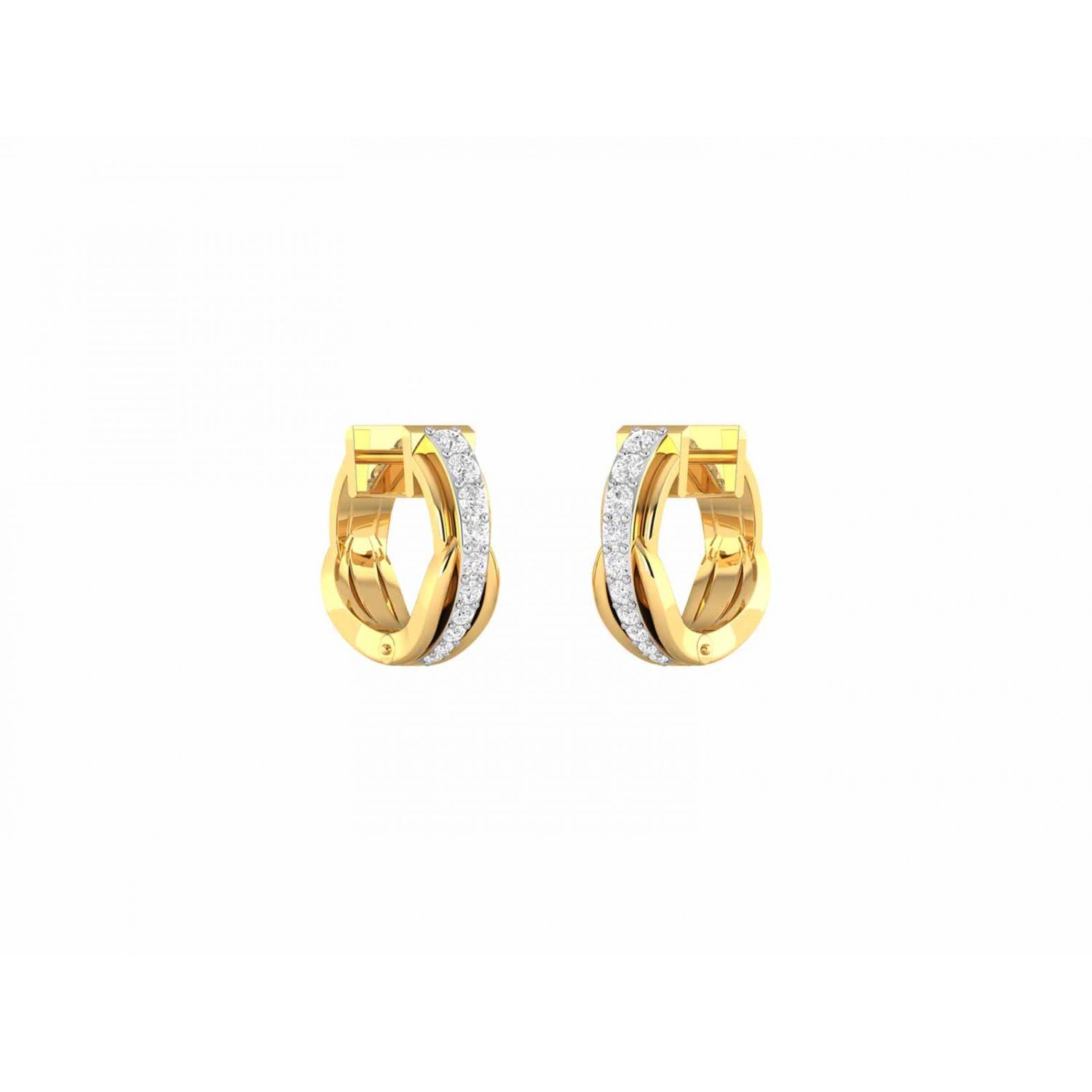Val Tassel Diamond Earrings
