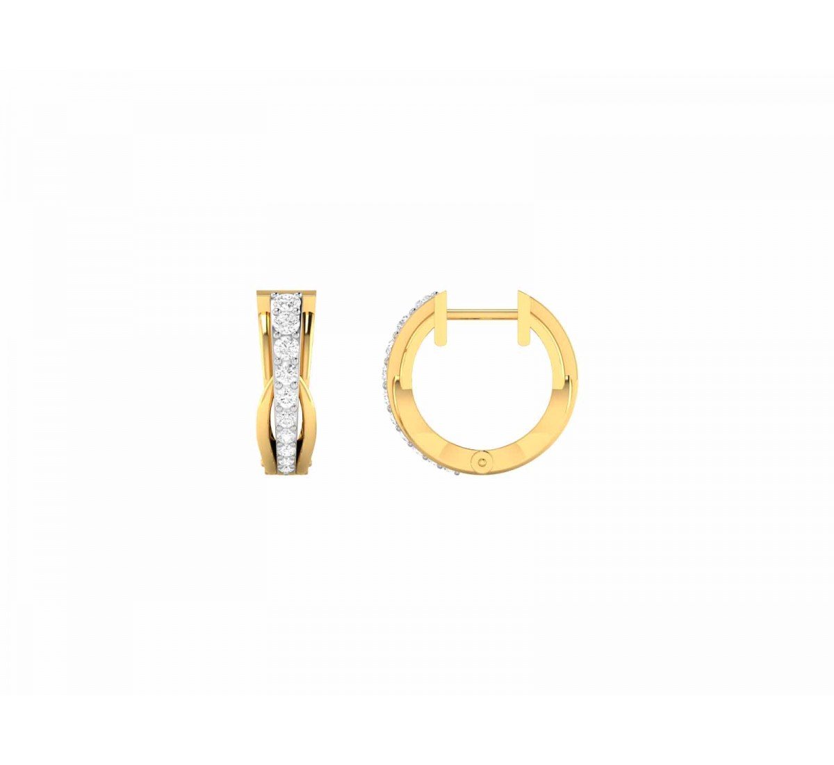Val Tassel Diamond Earrings