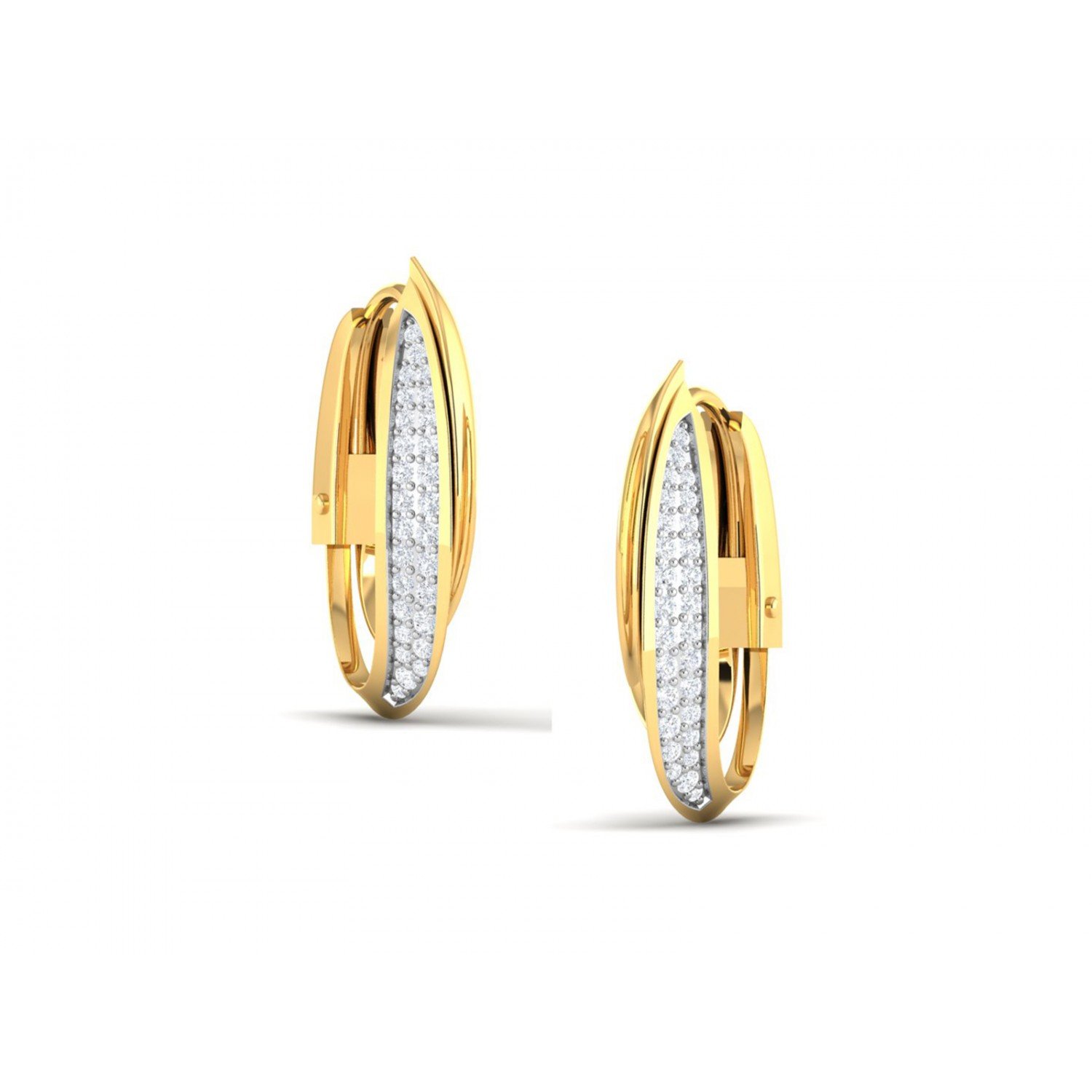 Celtic Verdant Diamond Earrings