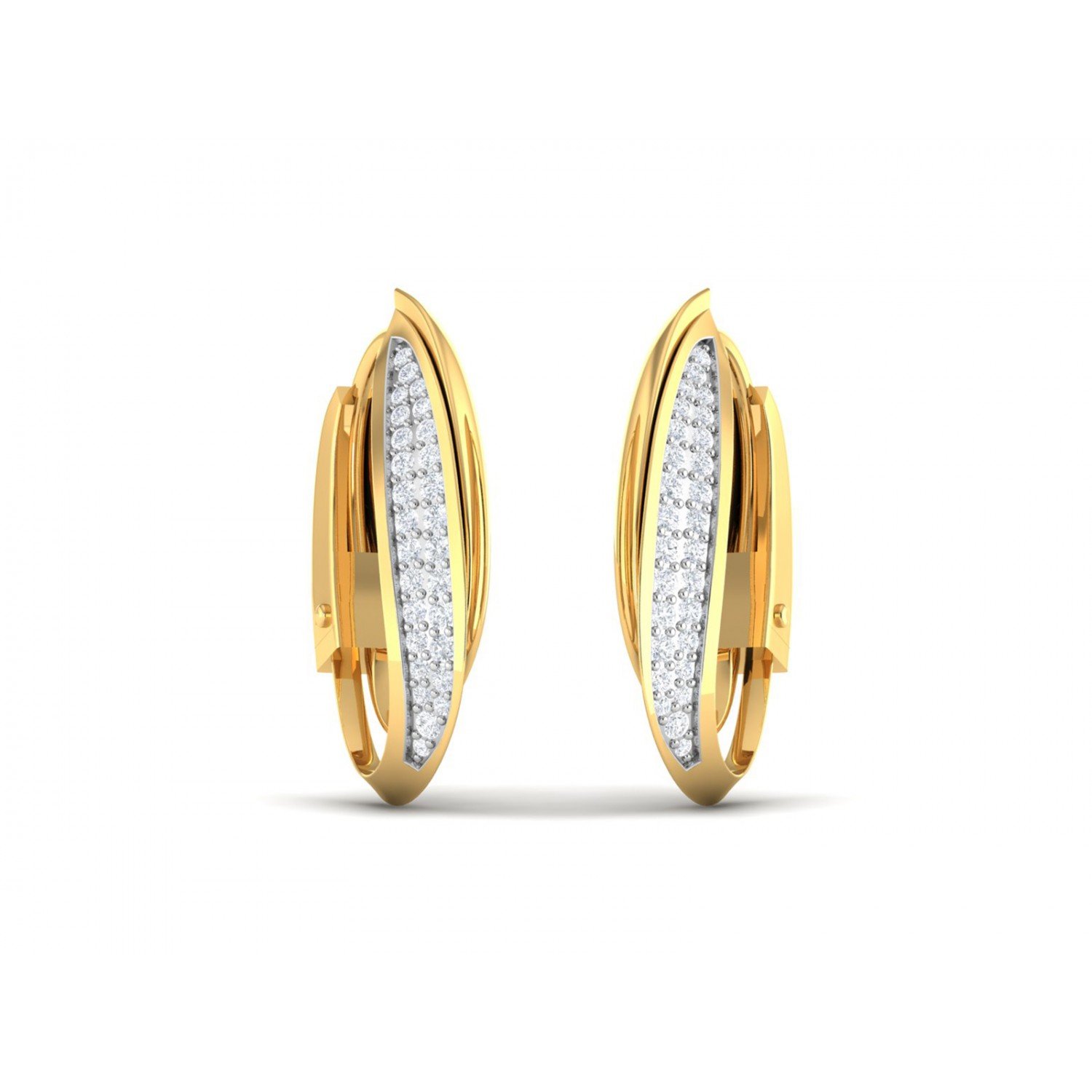 Celtic Verdant Diamond Earrings