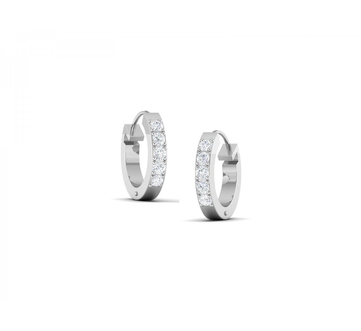 Swirl Diamond Earrings