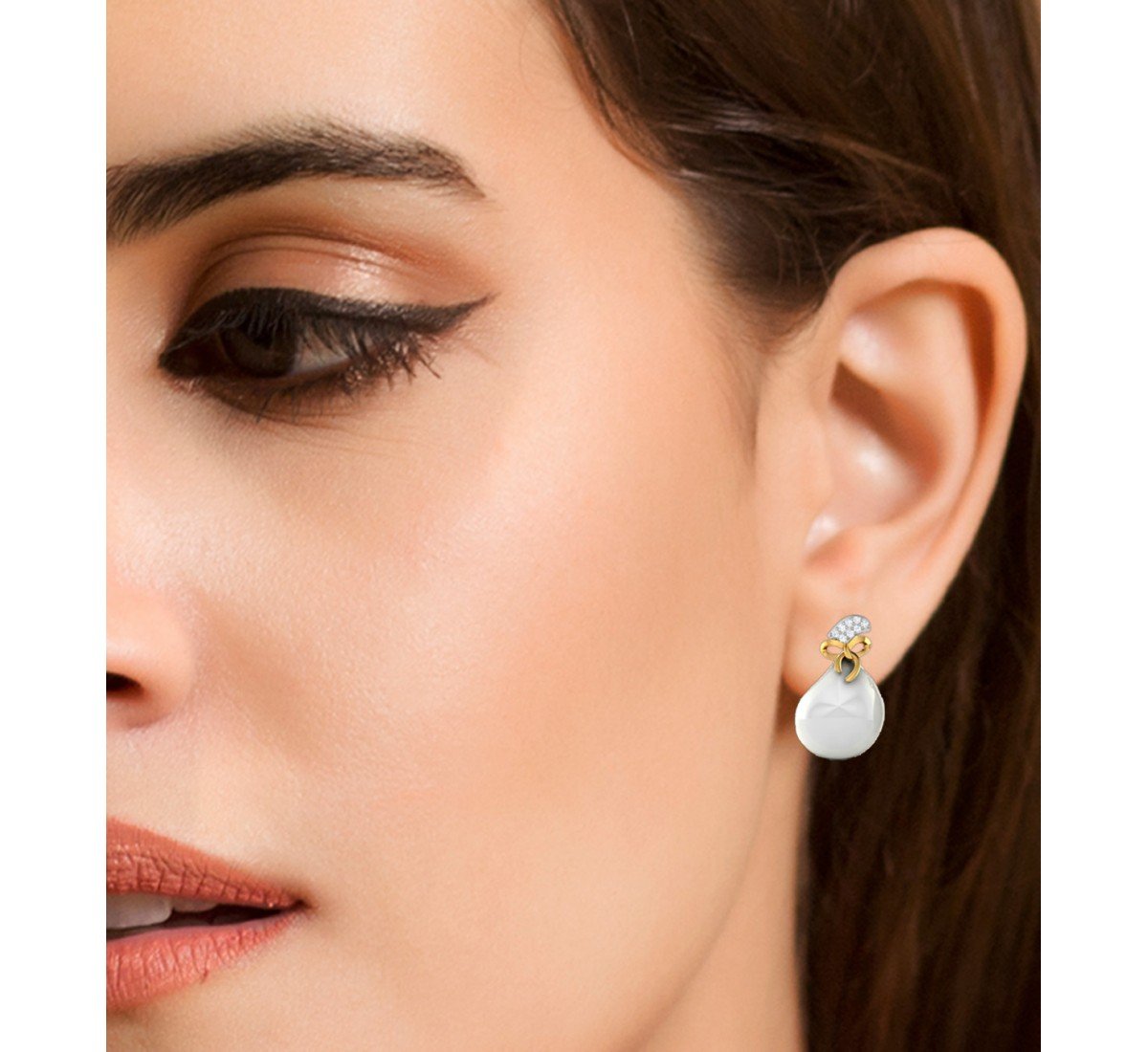 Veronica Knot Diamond Earrings