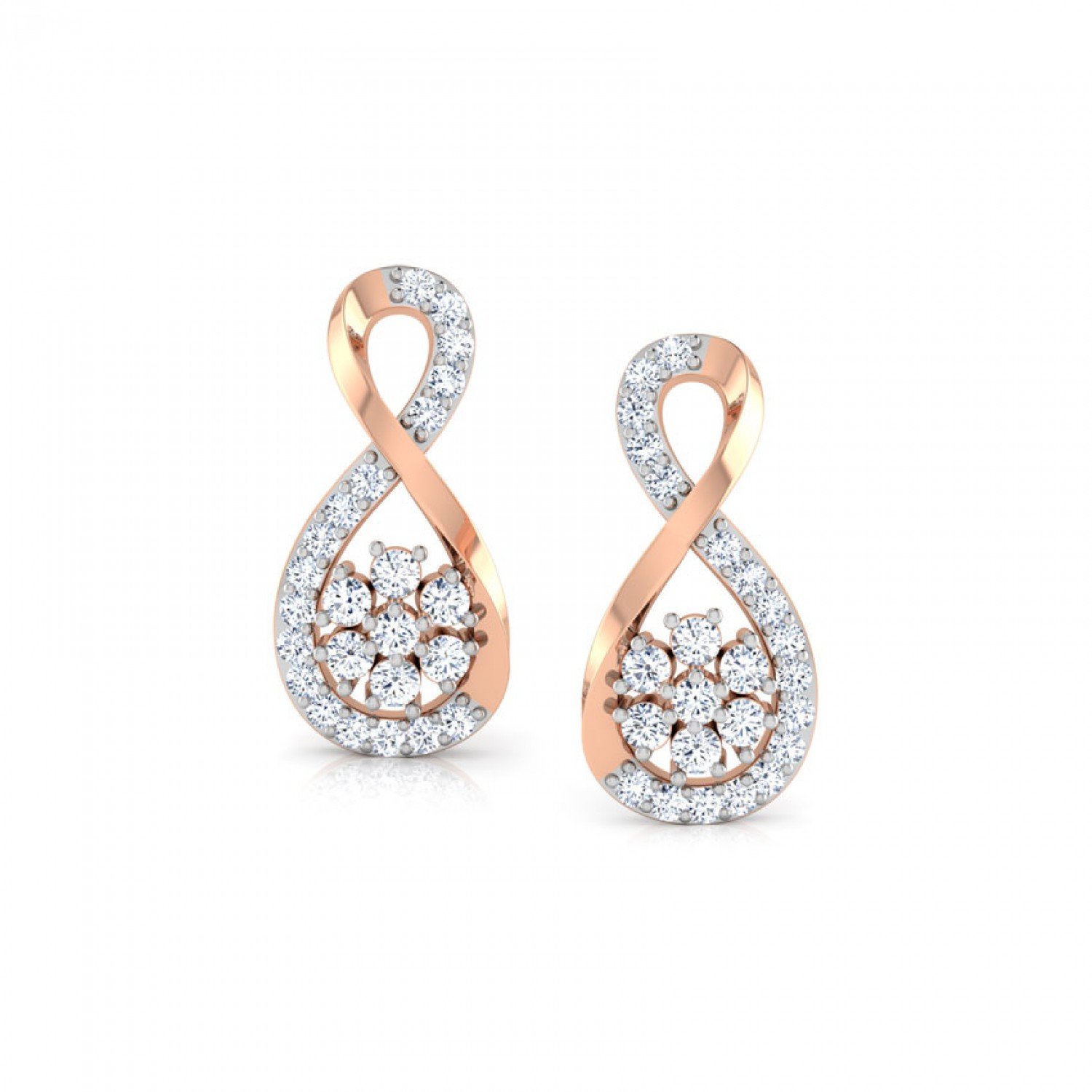 Nocturne Infinity Diamond Earrings Nocturne Infinity Diamond Earrings