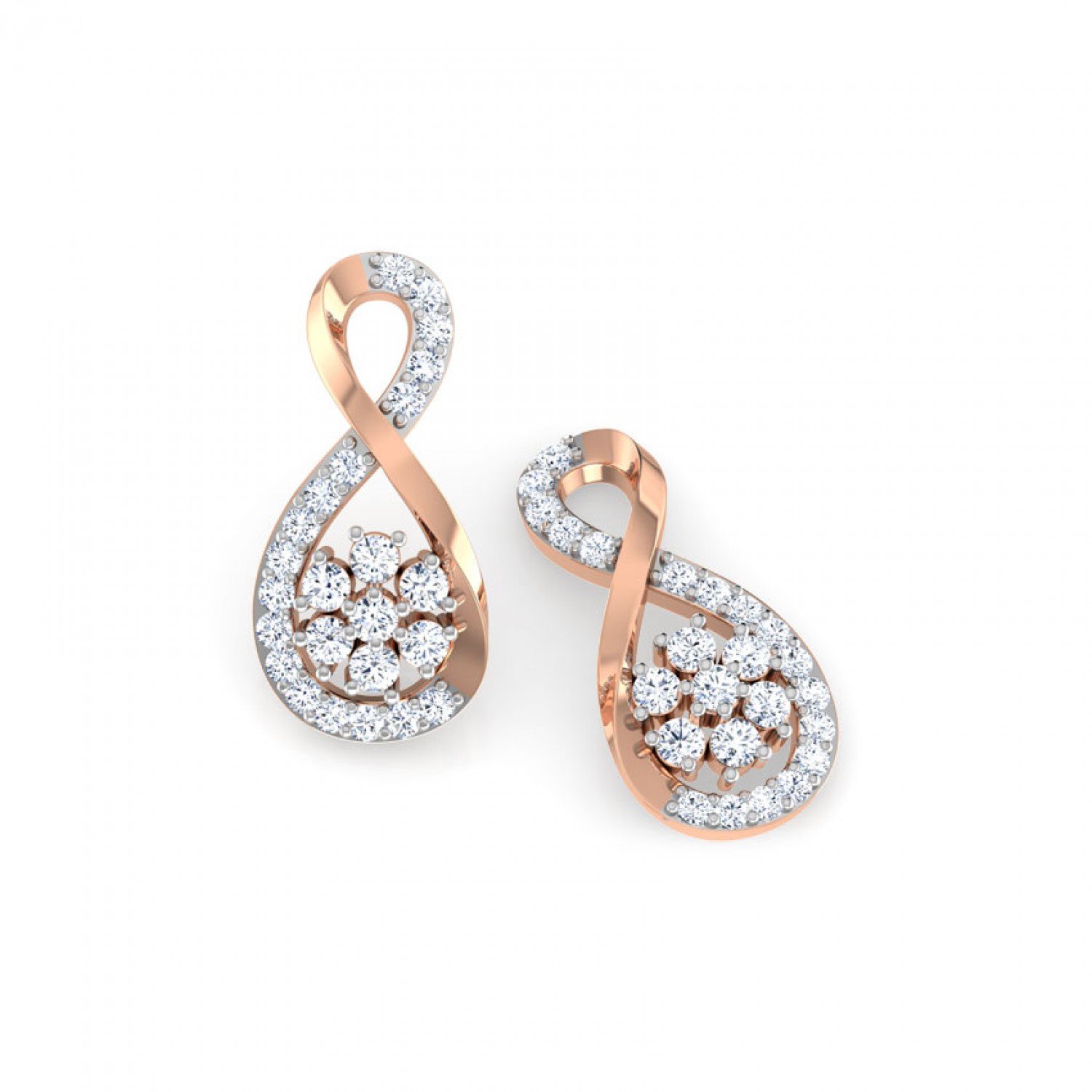 Nocturne Infinity Diamond Earrings Nocturne Infinity Diamond Earrings