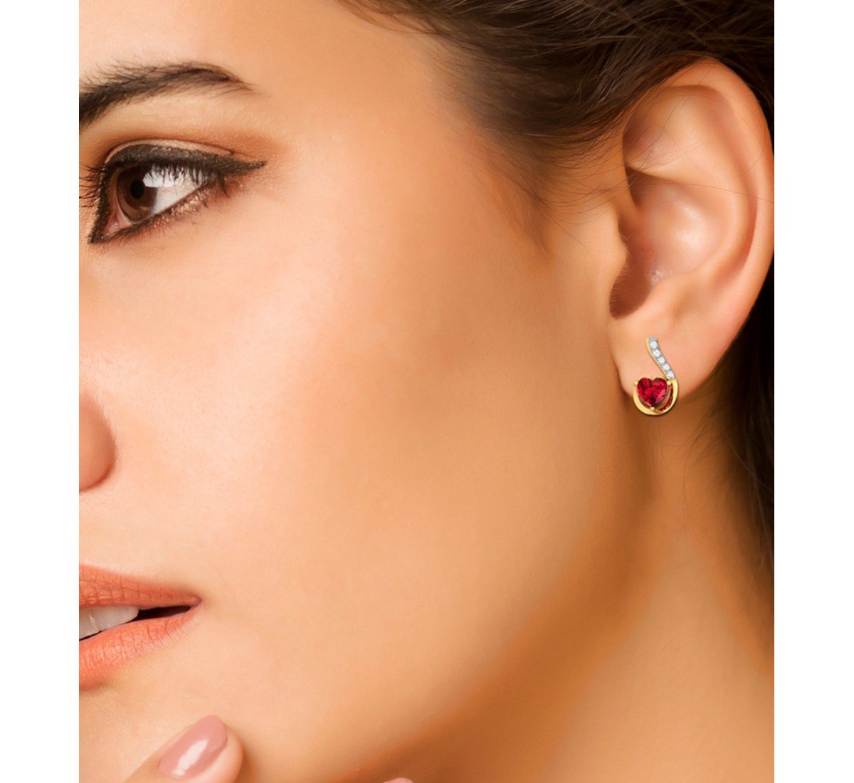 Palladium Diamond Earrings