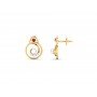 Sculpture Diamond Earrings