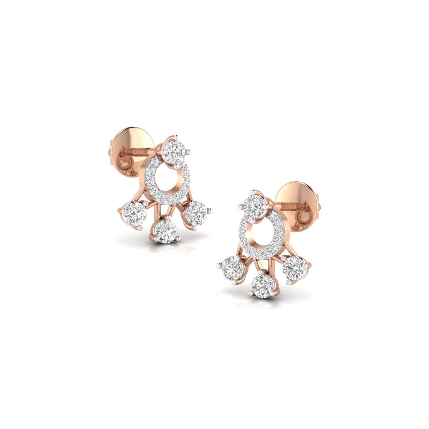 Shimmer Diamond Earrings