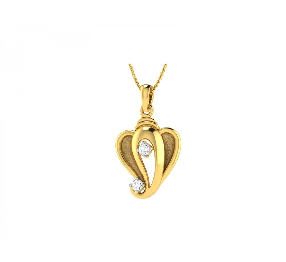 Bhuvanpati Ganeya Diamond Pendant