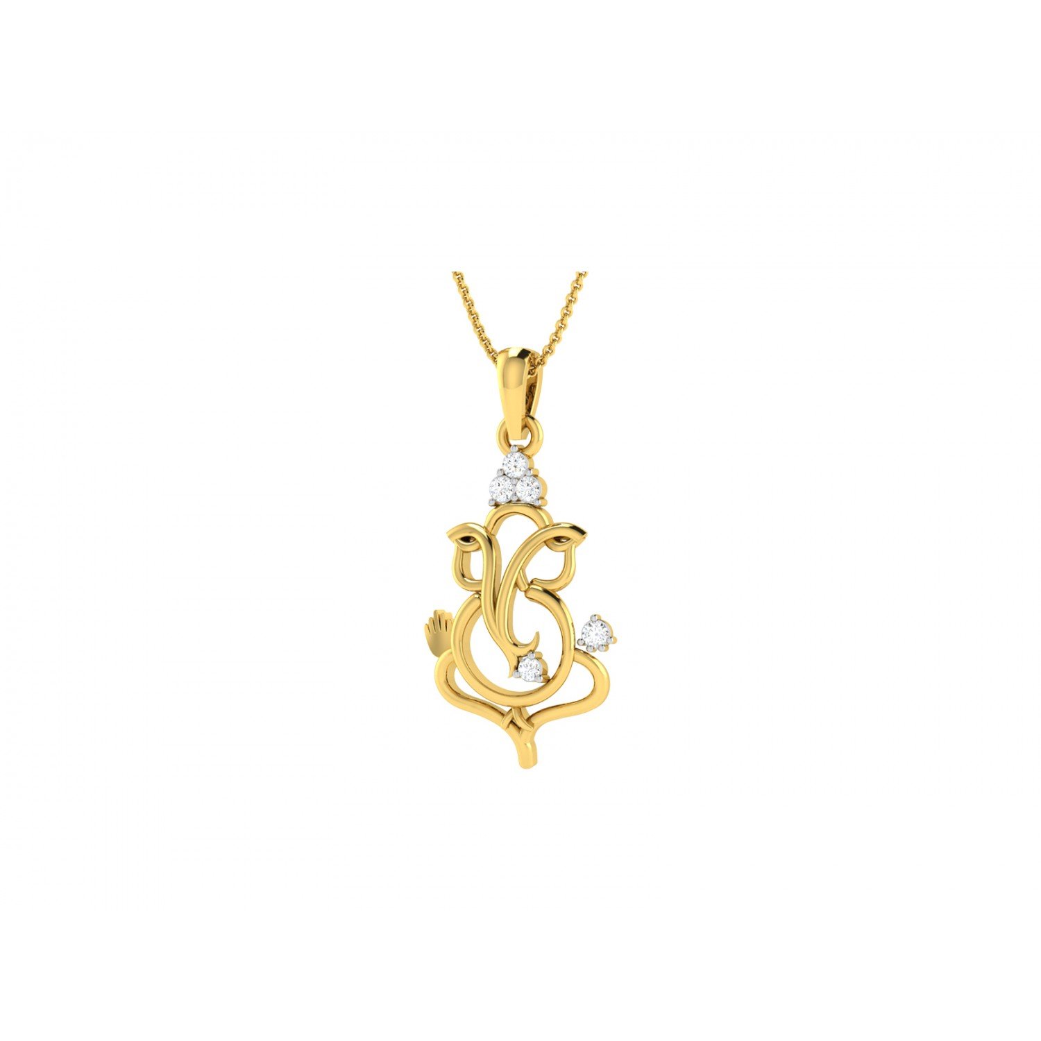Lambodar Ganesha Diamond Pendant Lambodar Ganesha Diamond Pendant