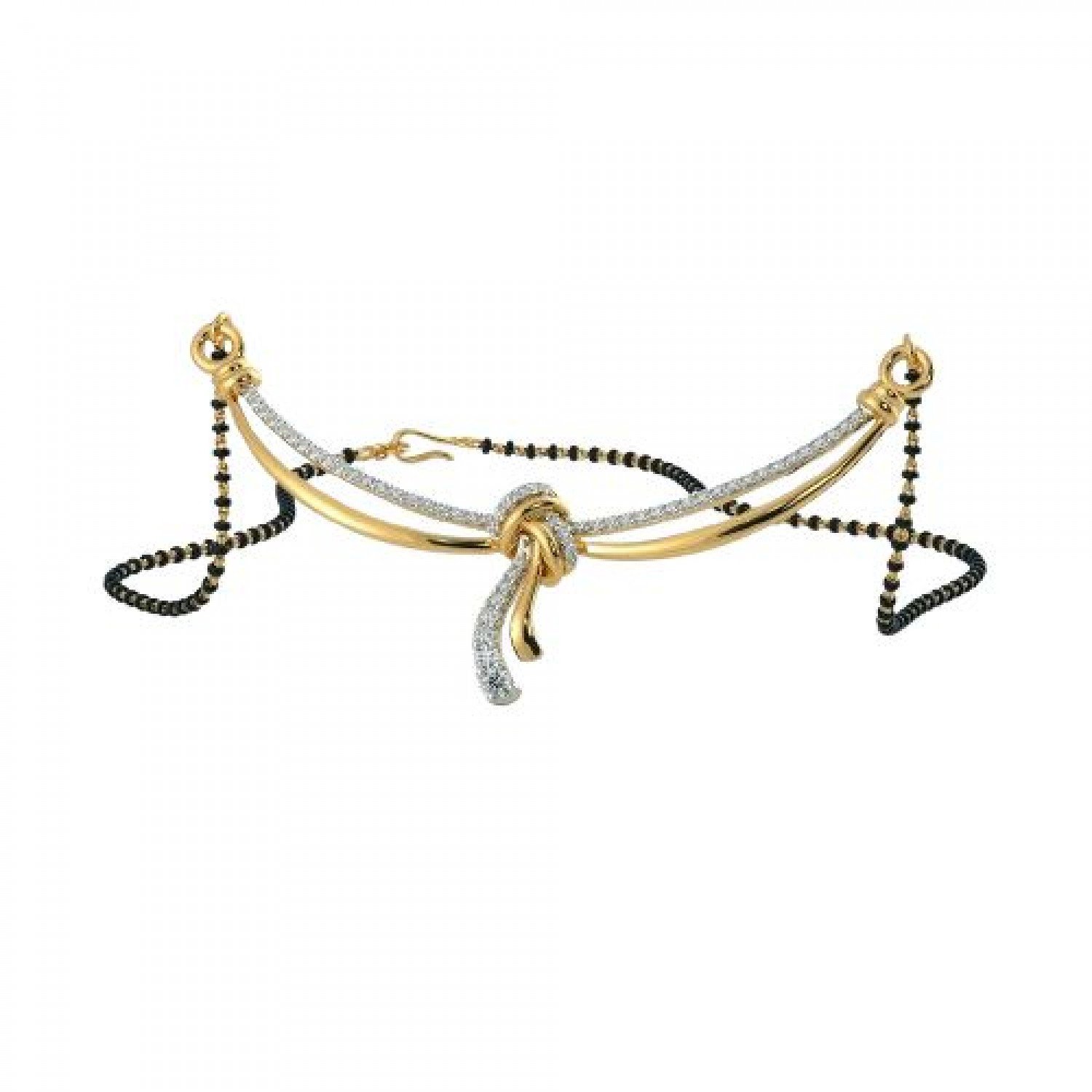 Petalled Diamond Mangalsutra