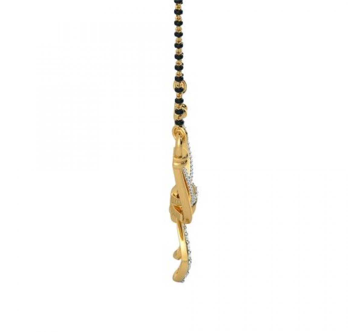 Petalled Diamond Mangalsutra